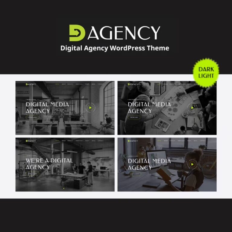Dagency – Digital Agency WordPress Theme