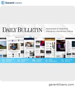 Daily Bulletin – Magazine & Newspaper WordPress Theme