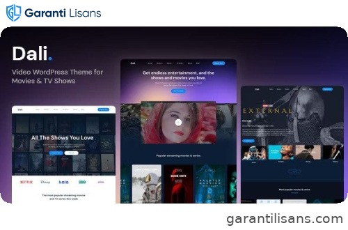 Dali – Movies & TV Shows WordPress Theme