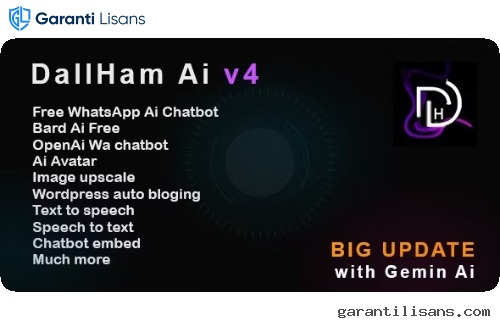 DallHam v3 – Gemini Ai, WhatsApp Chatbot, Avatar Maker SAAS System