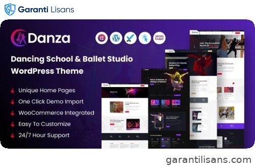 Danza – Dancing School and Ballet Studio WordPress Theme