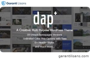 Dap – Creative MultiPurpose WordPress Theme