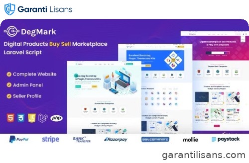 DegMark – Digital Products Buy Sell Marketplace Laravel Script