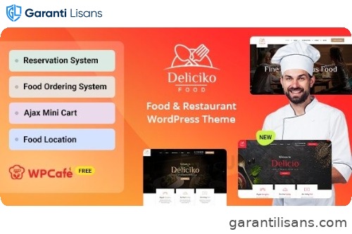 Deliciko – Restaurant WordPress Theme