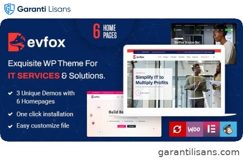 DevFox – IT Solutions and Services WordPress Theme + RTL
