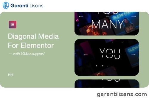 Diagonal Media for Elementor