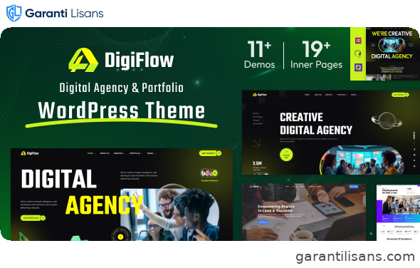 DigiFlow – Digital Agency WordPress Theme