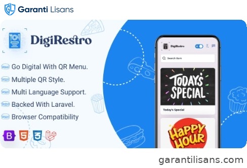 DigiRestro – Multi Vendor SaaS Restaurant QR Menu Generator