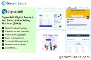DigitalSell- Digital Product And Subscription Selling Platform (SAAS)