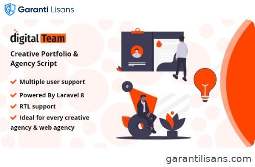 DigitalTeam – Creative Portfolio & Agency Script