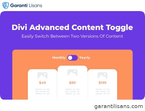 Divi Advanced Content Toggle Module