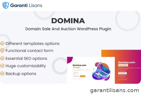 Domina – Domain For Sale & Auction Plugin