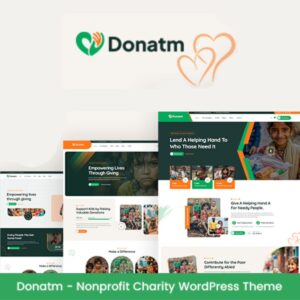 Donatm – Nonprofit Charity WordPress Theme