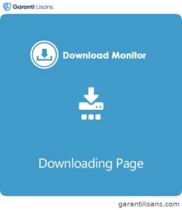Download Monitor Downloading Page