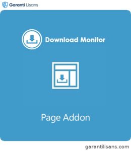Download Monitor Page Addon