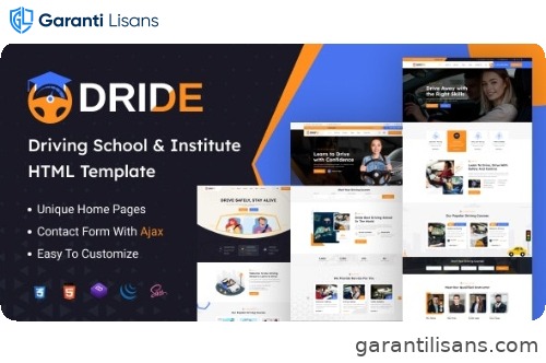 Dride – Driving School & Courses WordPress Theme
