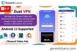 Duet Pro VPN App | Secure VPN App & Fast VPN | Subscription | StartApp Ads | Facebook & Admob Ads