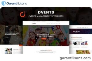 Dvents – Events Management Companies and Agencies WordPress Theme