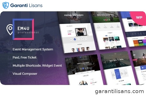 Event Management WordPress Theme for Booking Tickets – EM4U