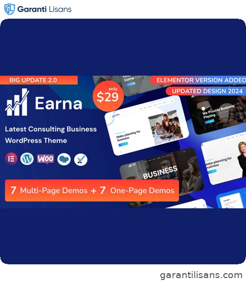 Earna – Business Consulting WordPress