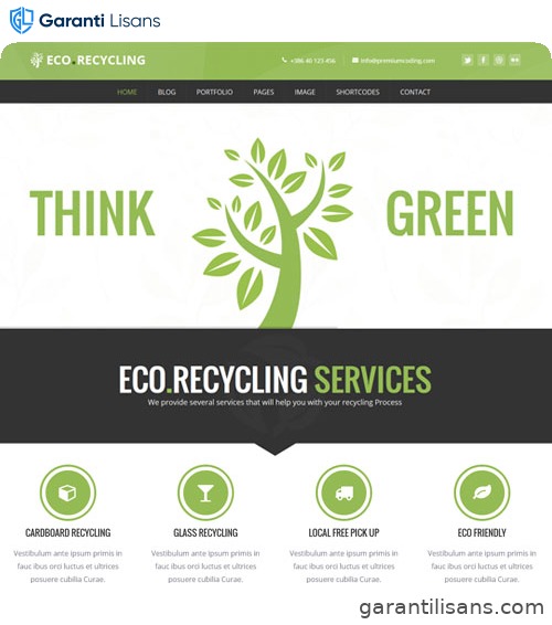 Eco Recycling – Ecology & Nature WordPress Theme