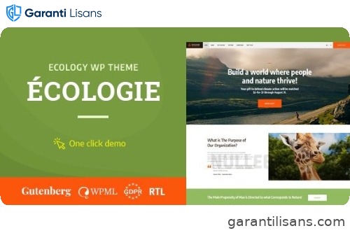 Ecologie – Environmental NGO & Ecology WordPress Theme