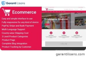 Ecommerce – Responsive Ecommerce Business Management Script
