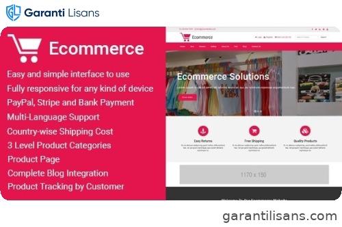 Ecommerce – Responsive Ecommerce Business Management Script