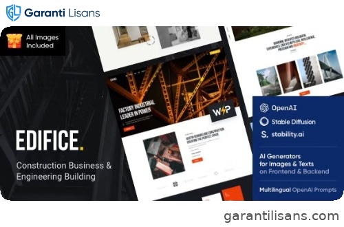 Edifice – Construction & Building WordPress Theme