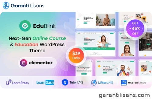 EduBlink – Education & Online Course WordPress Theme