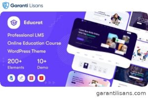 Educrat – Online Course Education WordPress Theme