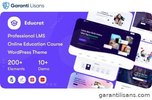 Educrat – Online Course Education WordPress Theme