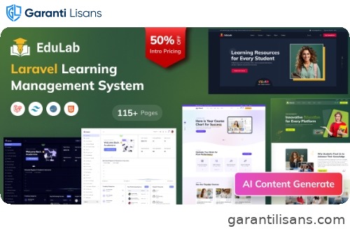 Edulab LMS – Laravel Learning Management System with Tailwind CSS