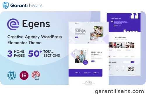 Egens – Creative Agency WordPress Theme