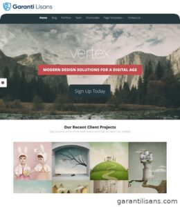 Elegant Themes Vertex WordPress Theme