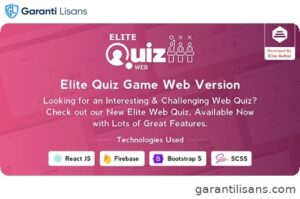 Elite Quiz – Trivia Quiz | Quiz Game – Web Version