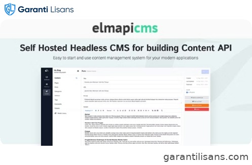 ElmapiCMS – Headless CMS for building Content API