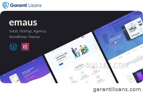 Emaus – SaaS App and Startup Elementor WordPress Theme