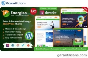 Energiso – Solar Technology & Renewable Energy WordPress Theme