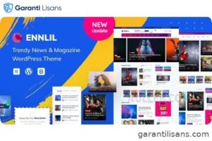 Ennlil – Modern Magazine WordPress Theme with Dark Mode + WooCommerce