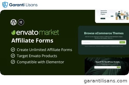 Envato Market Affiliate Forms for Elementor