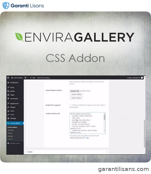 Envira Gallery – CSS Addon