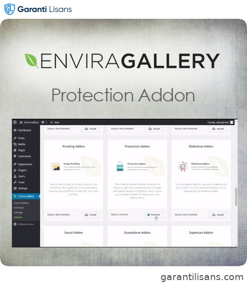 Envira Gallery – Protection Addon