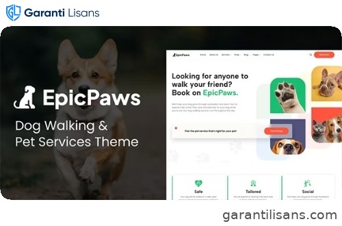 EpicPaws – Dog Walking & Pet Services Theme