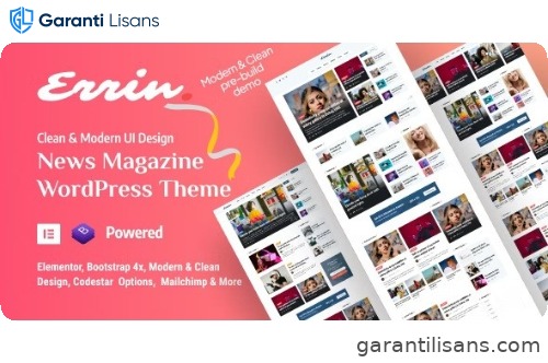 Errin – Personal Blog WordPress Theme