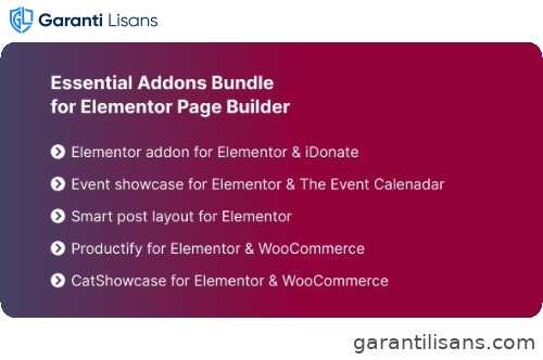 Essential Addons Bundle for Elementor Page Builder