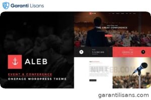 Event Landing Page WordPress Theme for Conference Marketing – Aleb