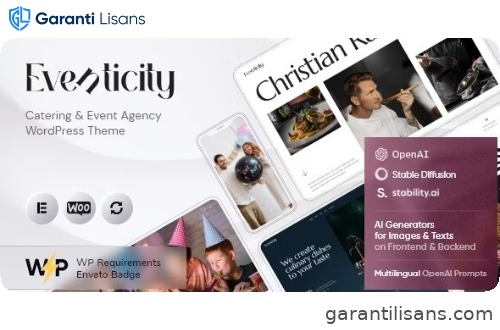 Eventicity – Catering & Event Agency WordPress Theme