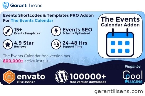 Events Shortcodes & Block Pro For The Events Calendar