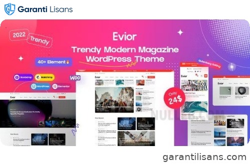 Evior – Modern Magazine WordPress Theme